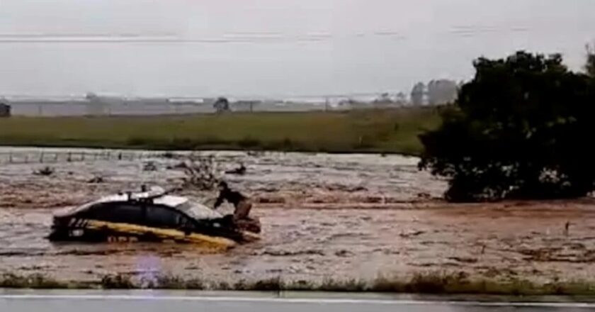 Chuvas provocam rompimento de  Barragem no Sul