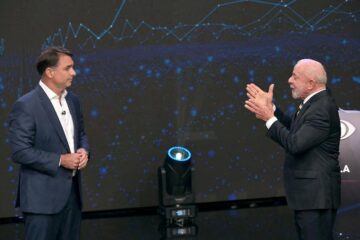 Lula e Flávio Bolsonaro trocam acusações e apresentam propostas em debate na Band